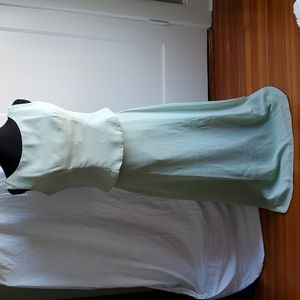 Pretty 2 piece chiffon gown